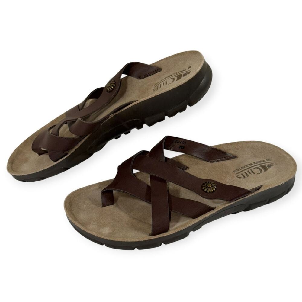 Cliffs by White Mountain Slide Sandals, Manmade, Women's 6